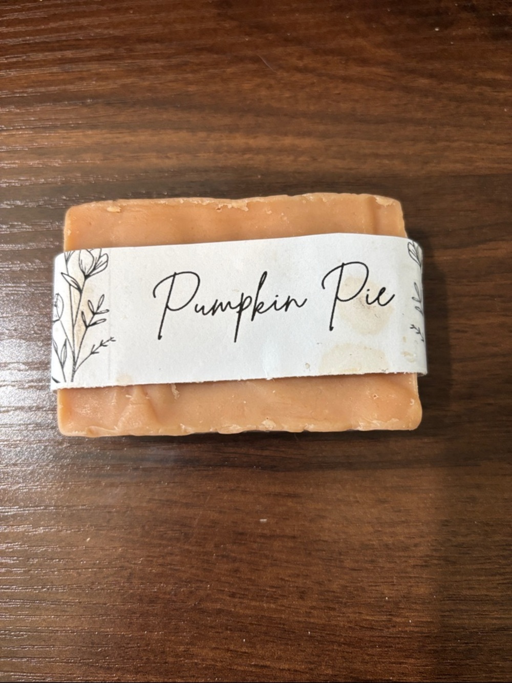 Home Crafted Goats Milk Pumpkin Pie Scented Bar Soap